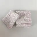 Lingettes démaquillantes lavable double face roses.webp